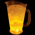 60 to 70 Oz. Light Up Pitcher w/ Yellow Dome & White LED